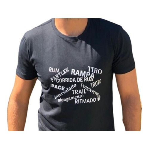 Camiseta Frases Corrida Algodão Running Fartlek & Cia