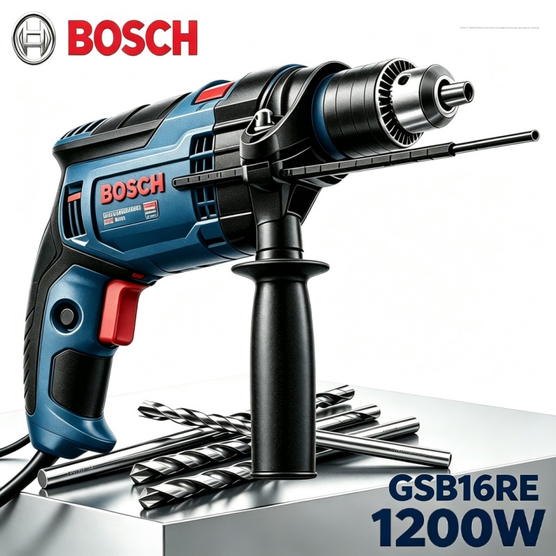 Professional Impact Drill 1200w GSB 16RE Chuck with 1/2