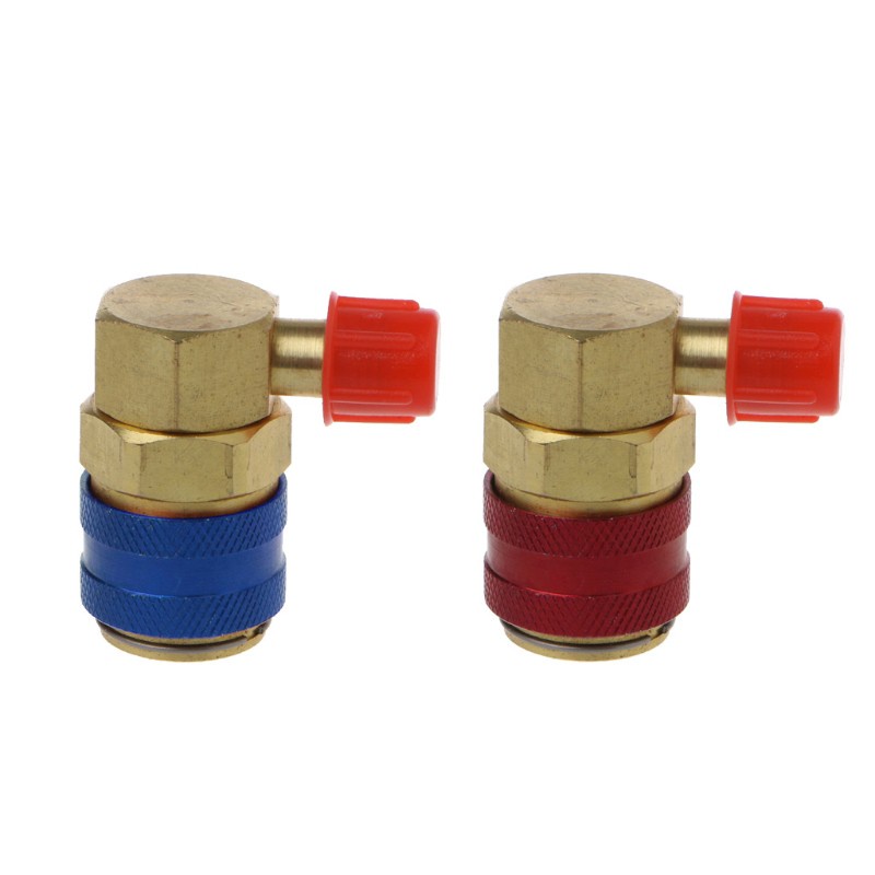 R134A Adapter Coupling Conditioner Coolant Adjustable Coupler H/L