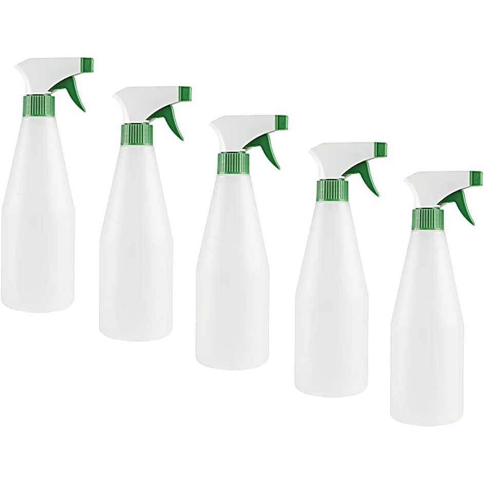Kit 5 Pulverizador de Gatilho Mecânico Borrifador Mult Sprayer 500ml - Guarany