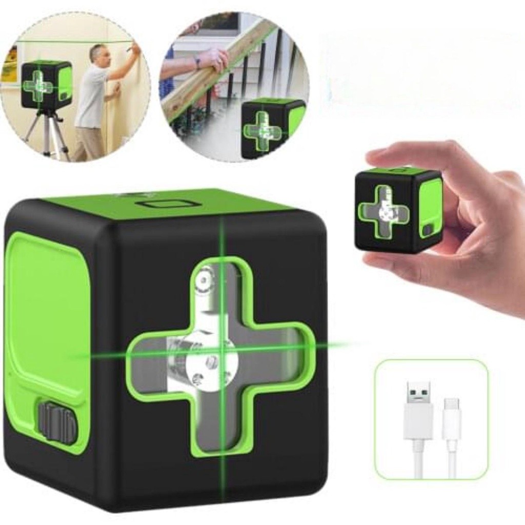 Nível De Laser Mini 2 Linhas Portátil Vertical Horizontal