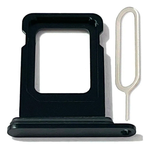 Gaveta Bandeja Chip Sim Card Compatível iPhone 15 / iPhone 15 Plus Preto