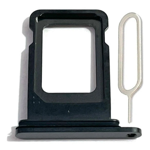 Gaveta Bandeja Chip Sim Card Compatível iPhone 15 Pro / 15 Pro Max Preto Titânio nova envio mesmo dia.