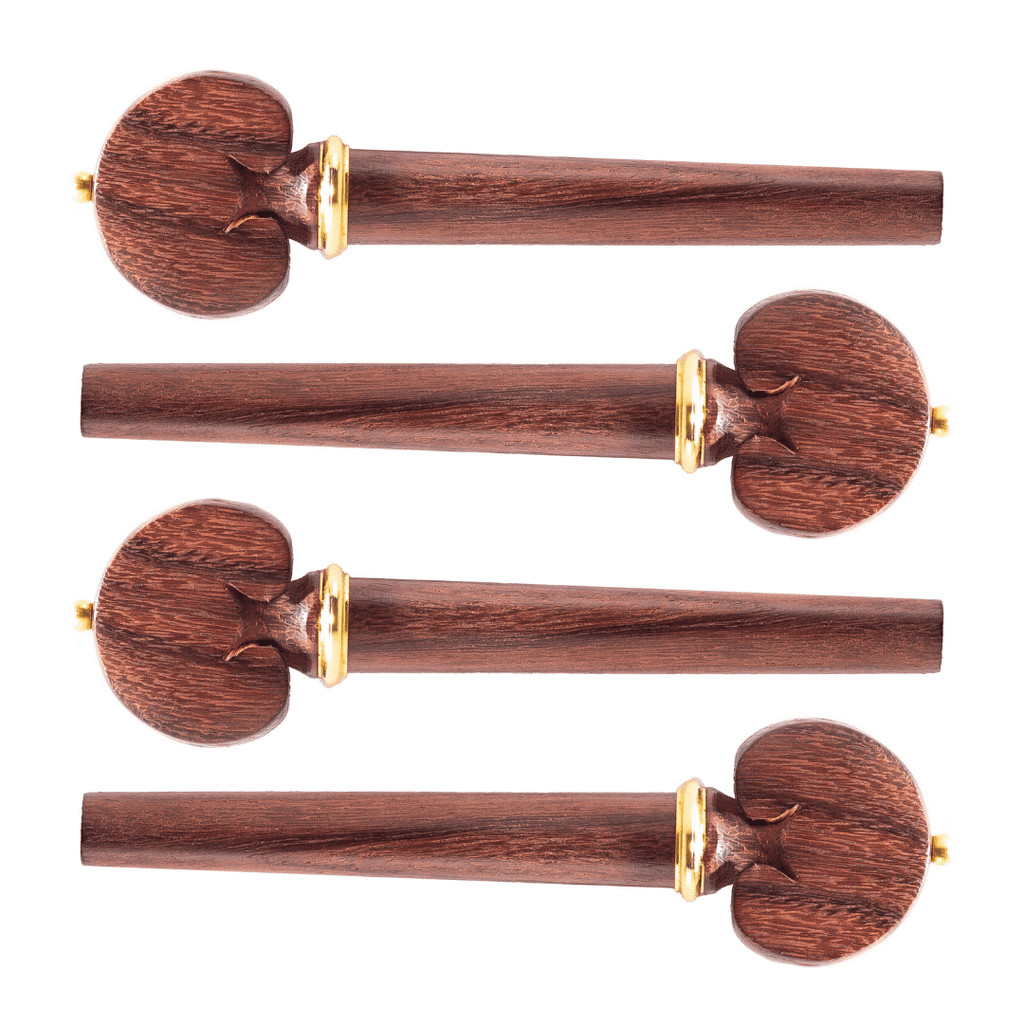 Cravelha Violino Di Pietro Rosewood Heart Gold 4/4 (Jogo)