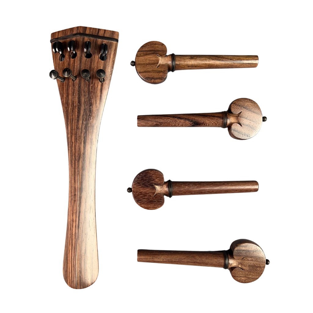 Kit Montagem Violoncelo Hill Rosewood Tuner Heart Black 4/4