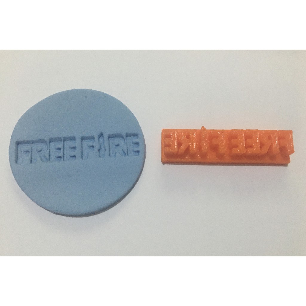 Carimbo Free Fire 5 cm