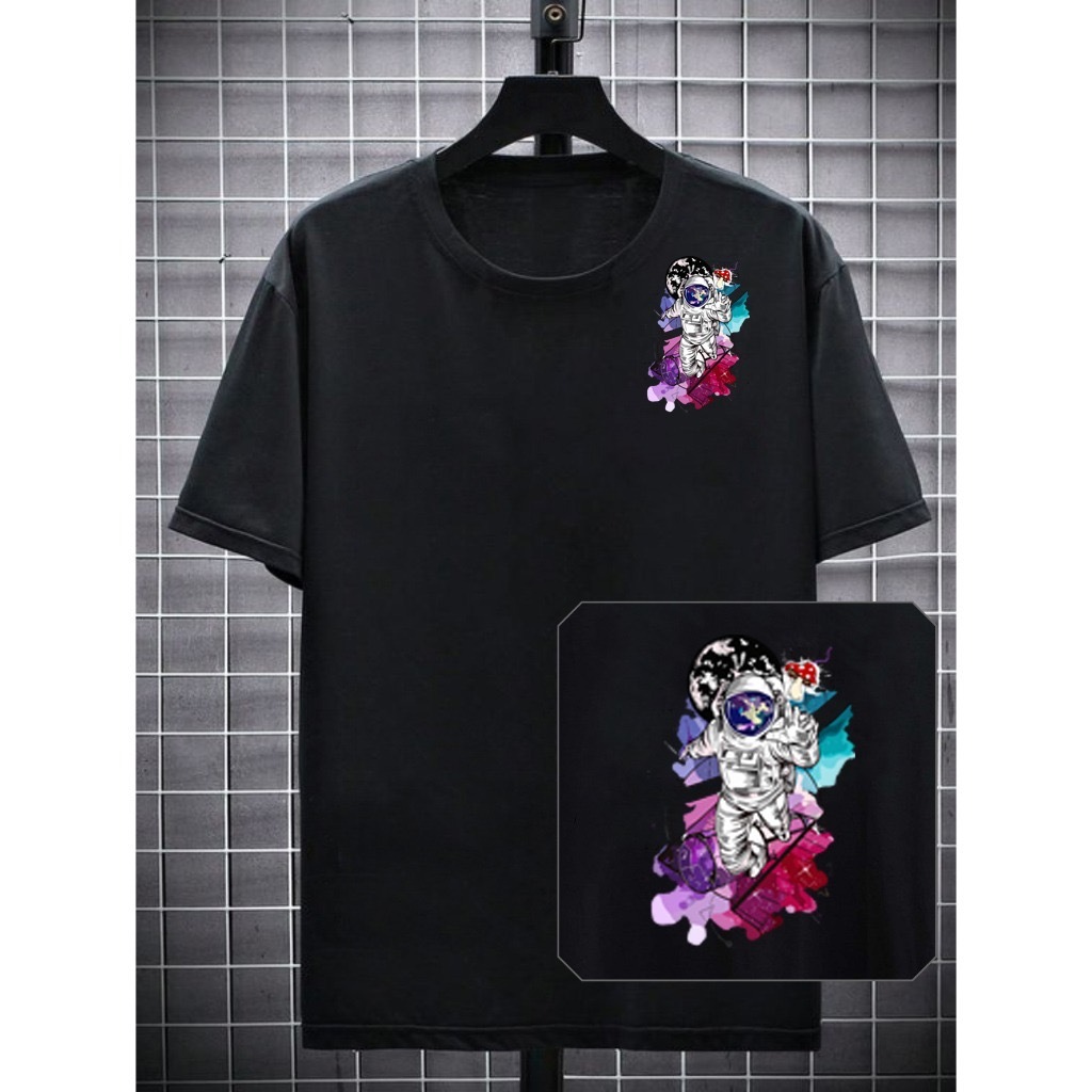 Camiseta Basica Blusa Streetwear Urban 100%algodão Astronaut