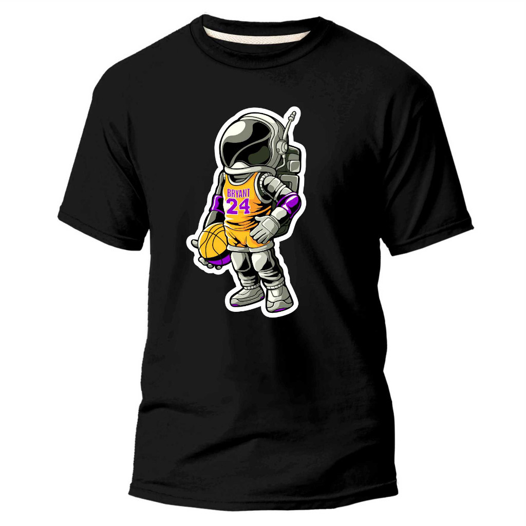 CAMISETA MASCULINA E FEMININA ASTRONAUT BRYANT 24 BASKETBALL ESTAMPA 02