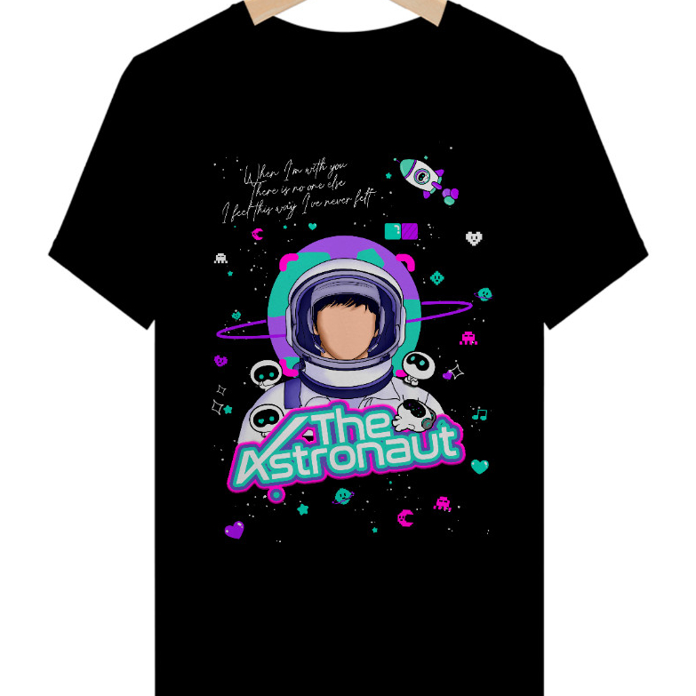 Camisa Bts Unissex  JIN - The Astronaut Camiseta 100% Algodão