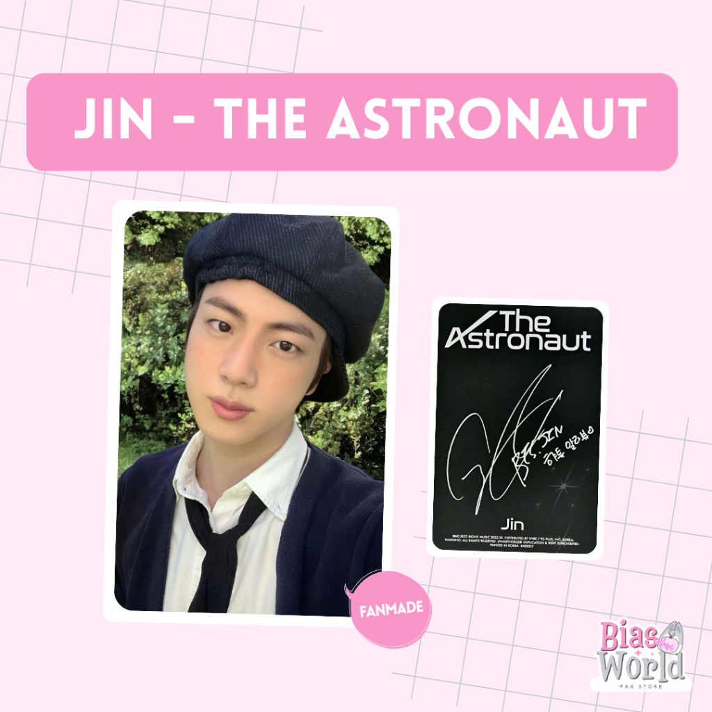 Photocards Jin - The Astronaut | Fanmade
