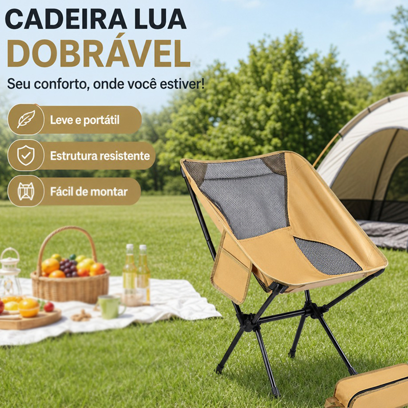 150-kilogram ultra-light and thick folding chair, with portable storage bag, suitable for beach, camping, fishing