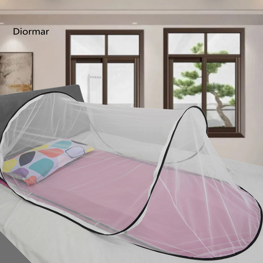 Outdoor Fly Protection Spacious Mosquito Net Shelter Pop Up Tent Bed Portable Folding Lightweight Mesh for Indoor Campin
