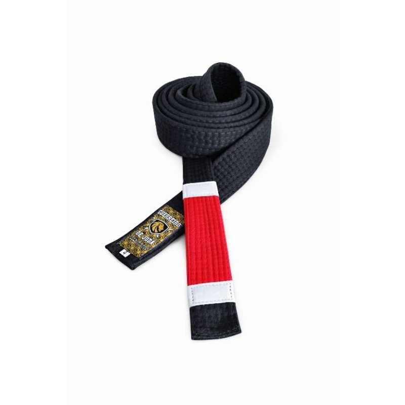 Faixa de Jiu-Jitsu preta super Premium  Robusta ,com aparador 08 costuras