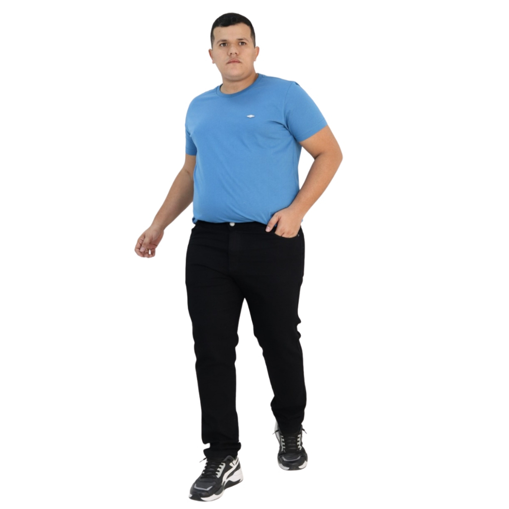 Calça plus size masculina Sport fino Alfaiataria  sarja com elastano