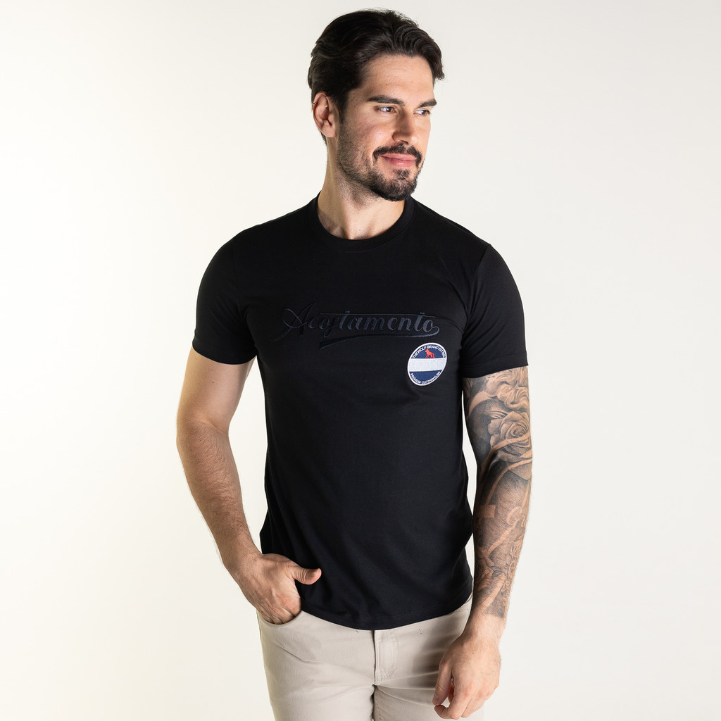 Camiseta Acostamento Premium Clothing Preta