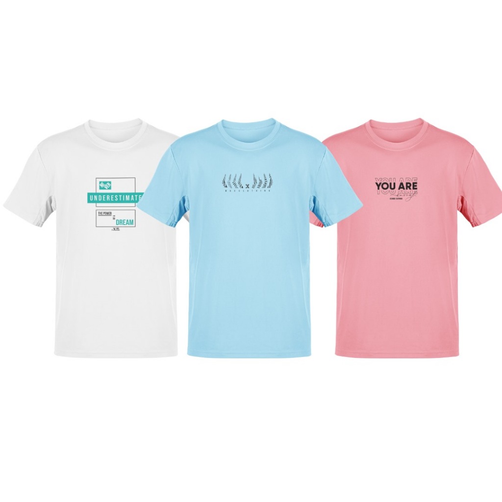 Kit 3 Camisetas Plus SIze G1 G2 G3 G4 G5 G6 Mdx Clothing