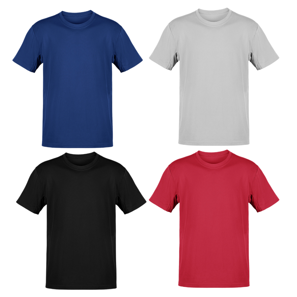 Kit 4 Camisetas Dry Fit Masculina - Casual - Treino - Academia - Esportes - Exercícios - Mdx Clothing