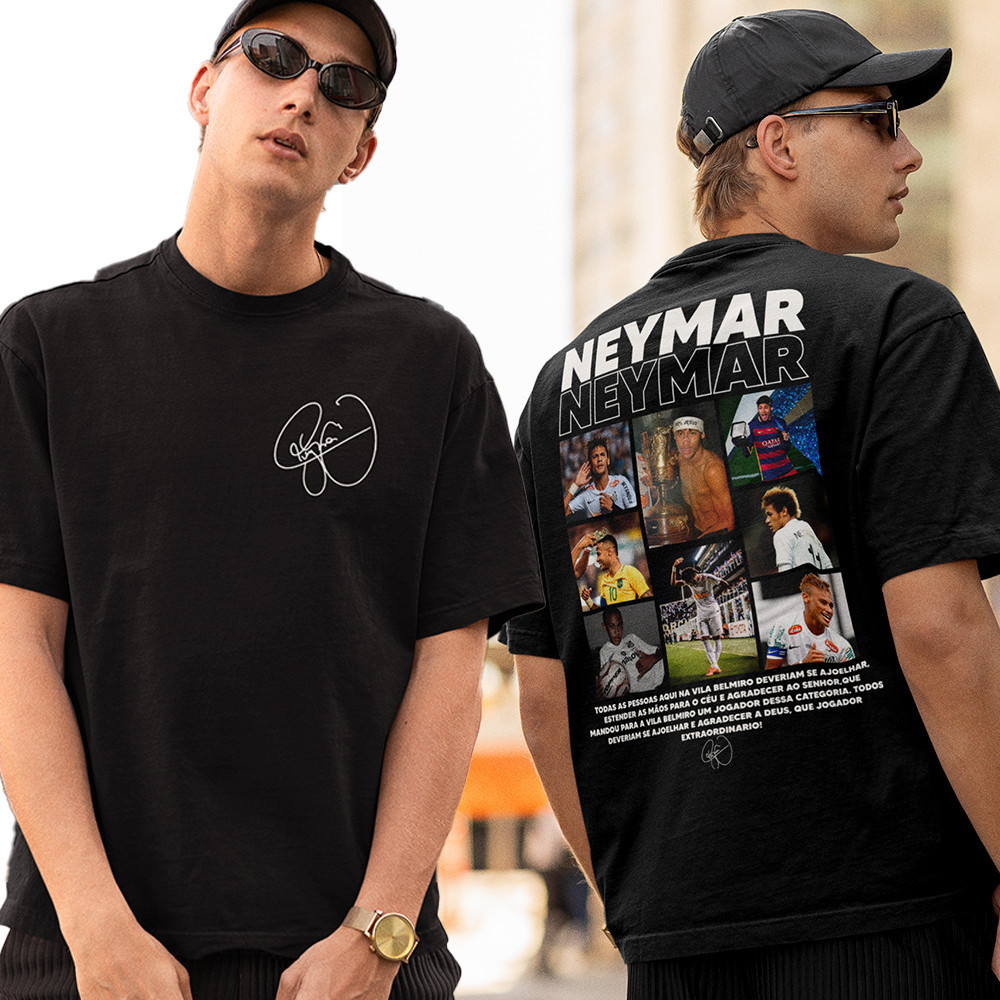 Camiseta Unissex Neymar Menino Ney Camisa Básica - Camisa 100% em Algodão - Envio Rápido - Polar Clothing Store
