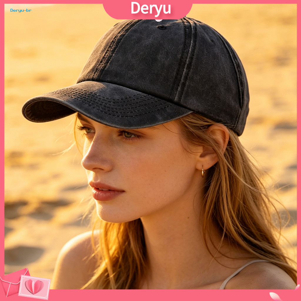 Summer Sports Hat Breathable Baseball Cap Semi-hollow with Ponytail Hole Quick-dry Sun Protection for Running Cycling Fi