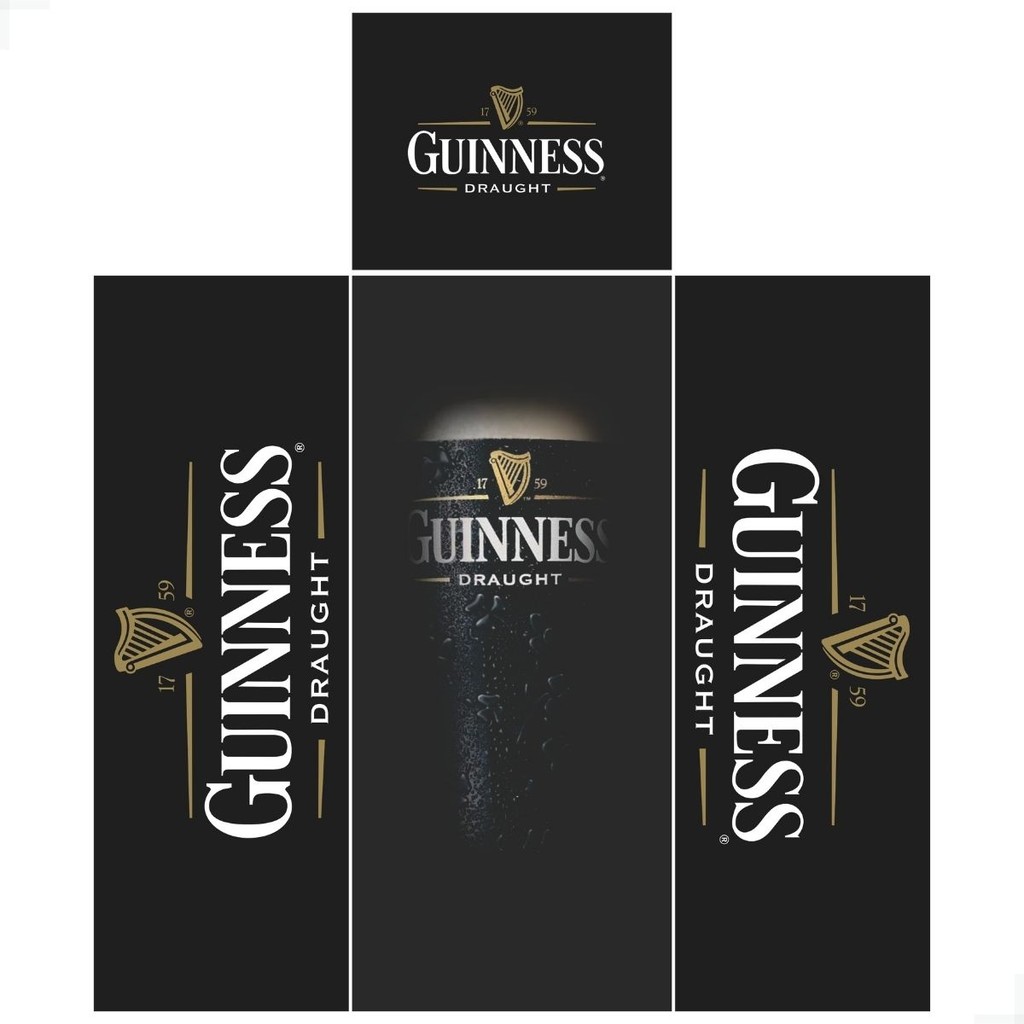 Adesivo Geladeira Personalizado Envelopamento Teto Cerveja Guinness