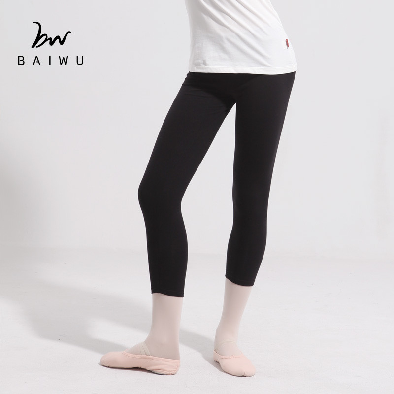 Cypress House Ballet Dance Practice Elástico Skinny Cropped Leggings Yoga Ginástica Leggings11312407