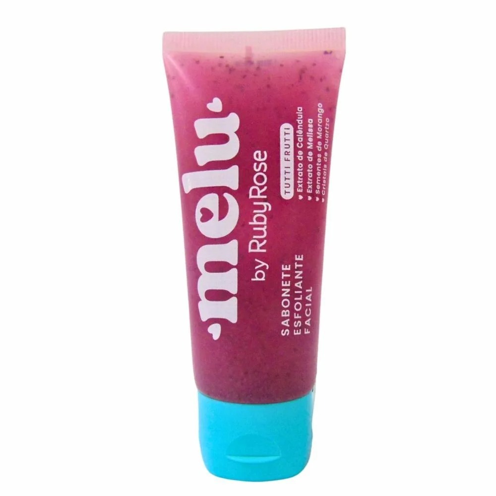 Sabonete Esfoliante Facial - Melu By Ruby Rose Tutti Frutti 75g