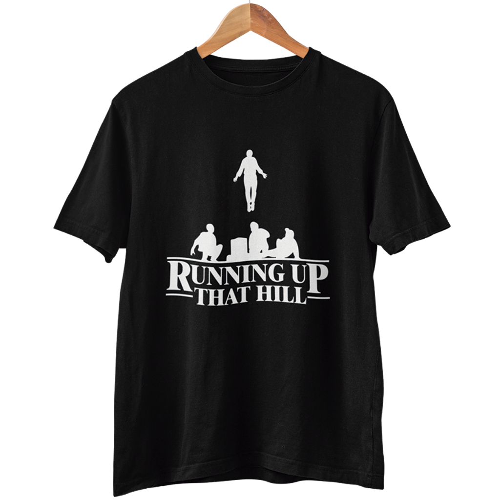 Camiseta Stranger Things Running Up Tshirt 100% Algodão