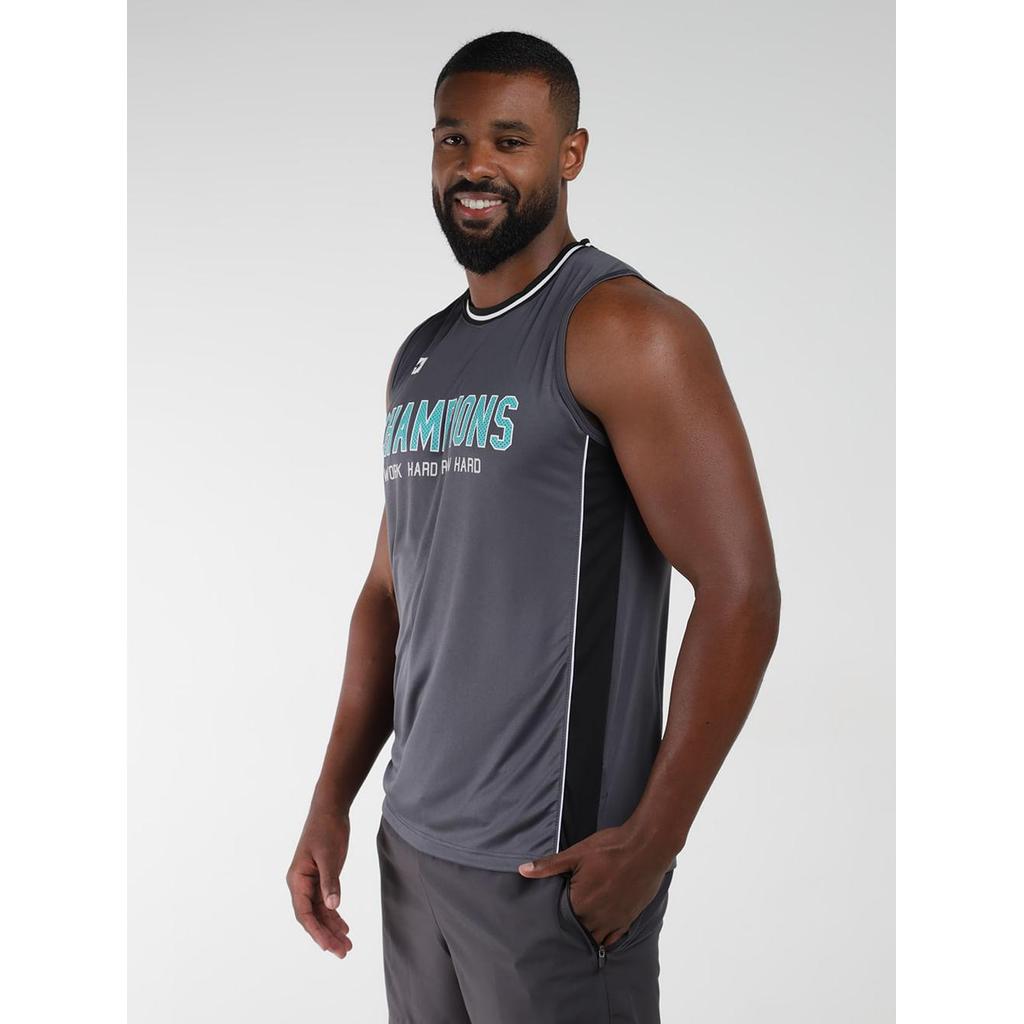 Camiseta Regata Running Masculina GRAFITE