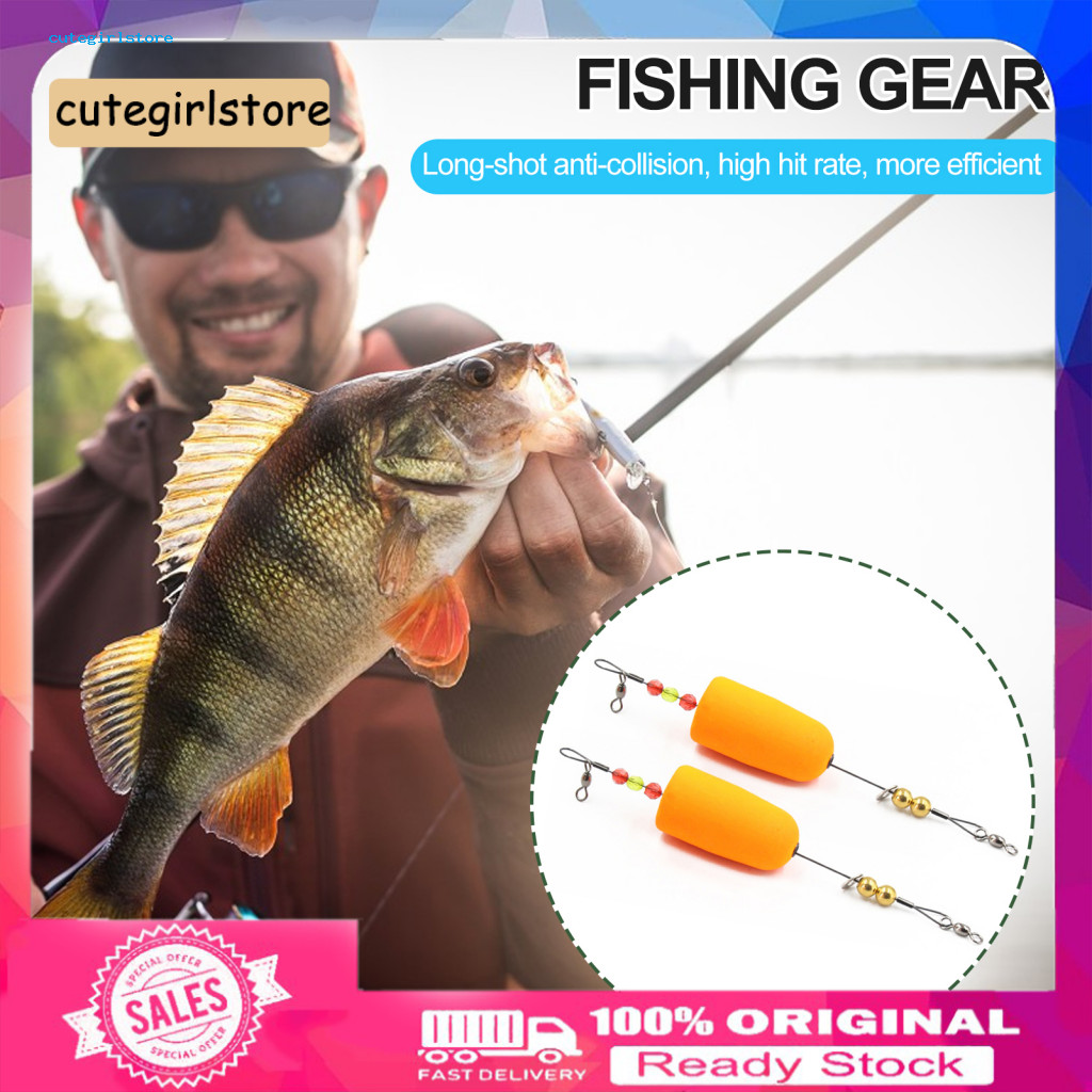 Fishing Tackle Bobbers Weighted Popping Floats – Bright Color Strong Buoyancy Durable Saltwater Freshwater Accessories