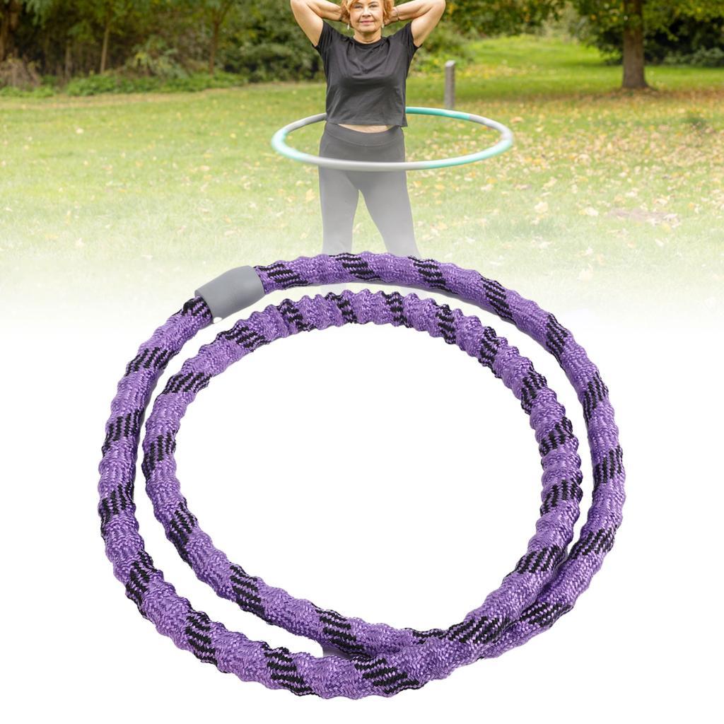 Domary Soft Weighted Fitness Hoop Spring Silent Workout com design de 2 cores baixo ruído abaixo de 20dB para