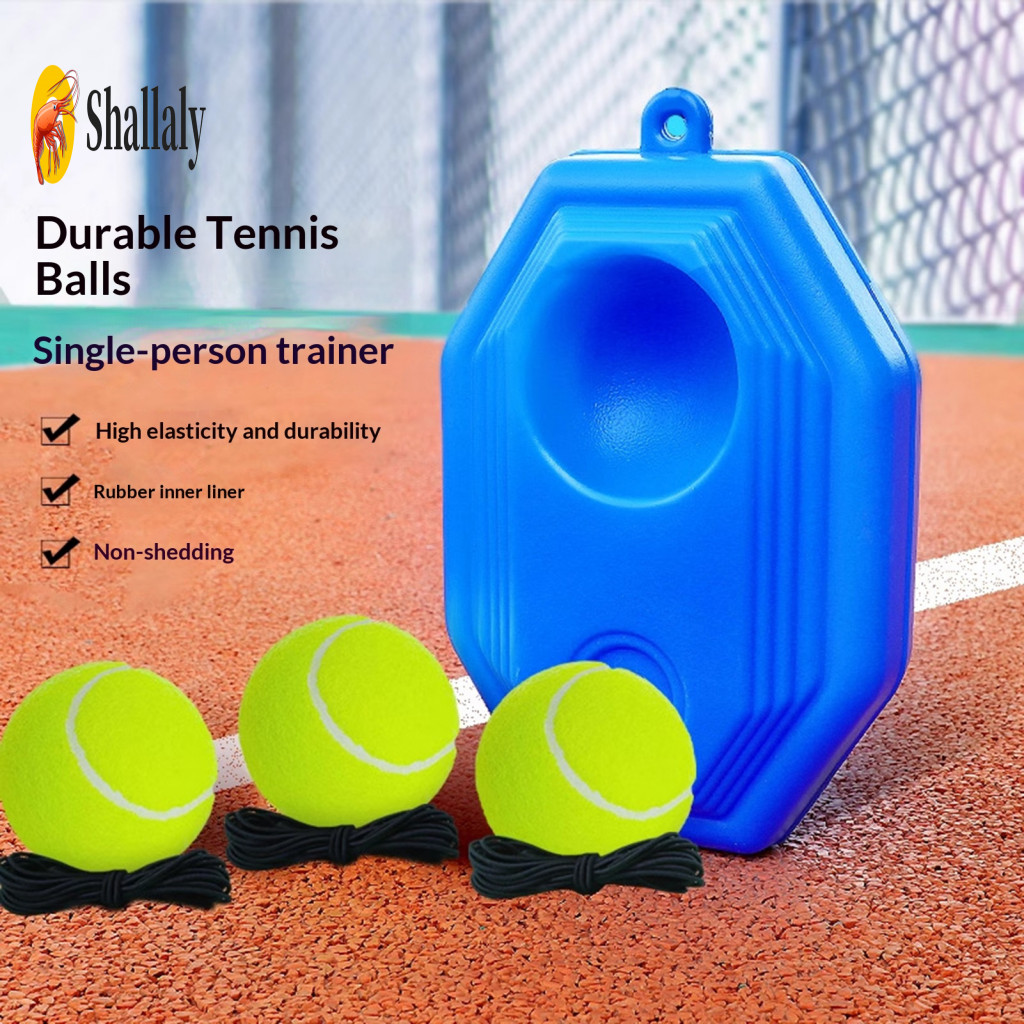 Tennis Ball System Beginner Trainer Portable with String Rebounder Weighted Base Solo Practice Tool for Kids Adults Back