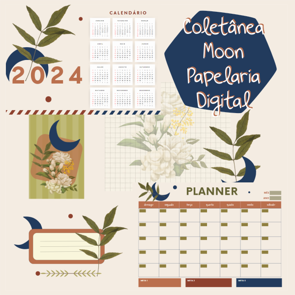 Coletânea Moon Papelaria Digital