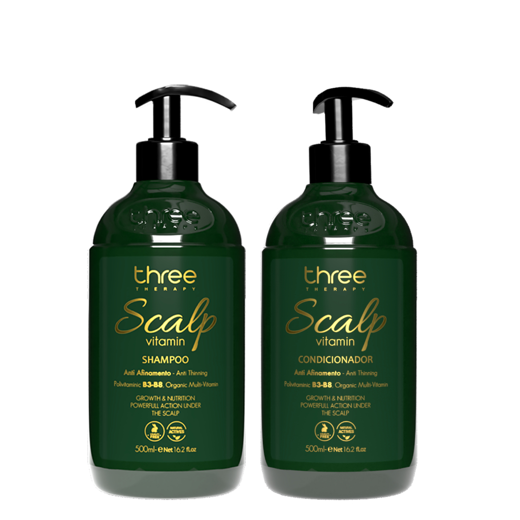 KIT SHAMPOO E CONDICIONADOR SCALP VITAMIN 500ML