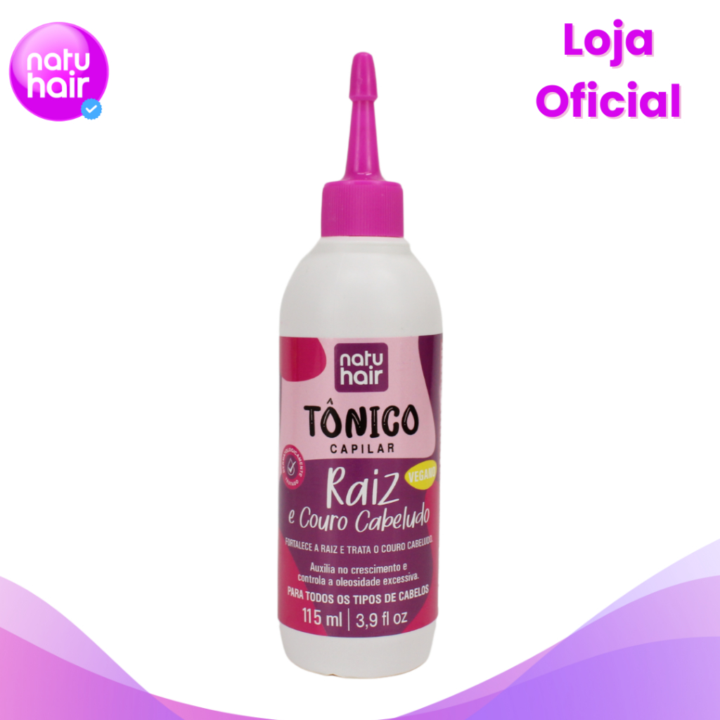 Tônico Capilar - Raiz e Couro Cabeludo NatuHair 115ML
