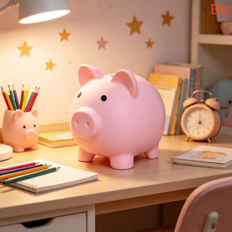 Bly Cartoon Pig Money Banks Para Crianças Aprendendo A Economizar Dinheiro Cofrinhos De Moedas Inquebráveis