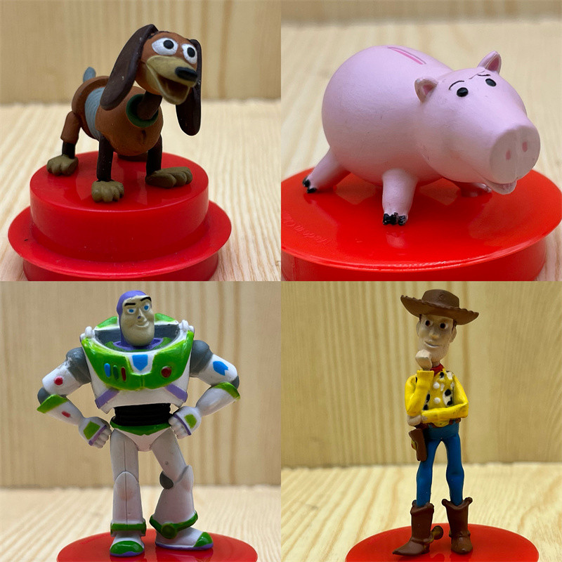 Genuíno Bulk Toy Story Ham Pig Bus Lightyear Woody Cartoon Boneca Modelo Ornamentos