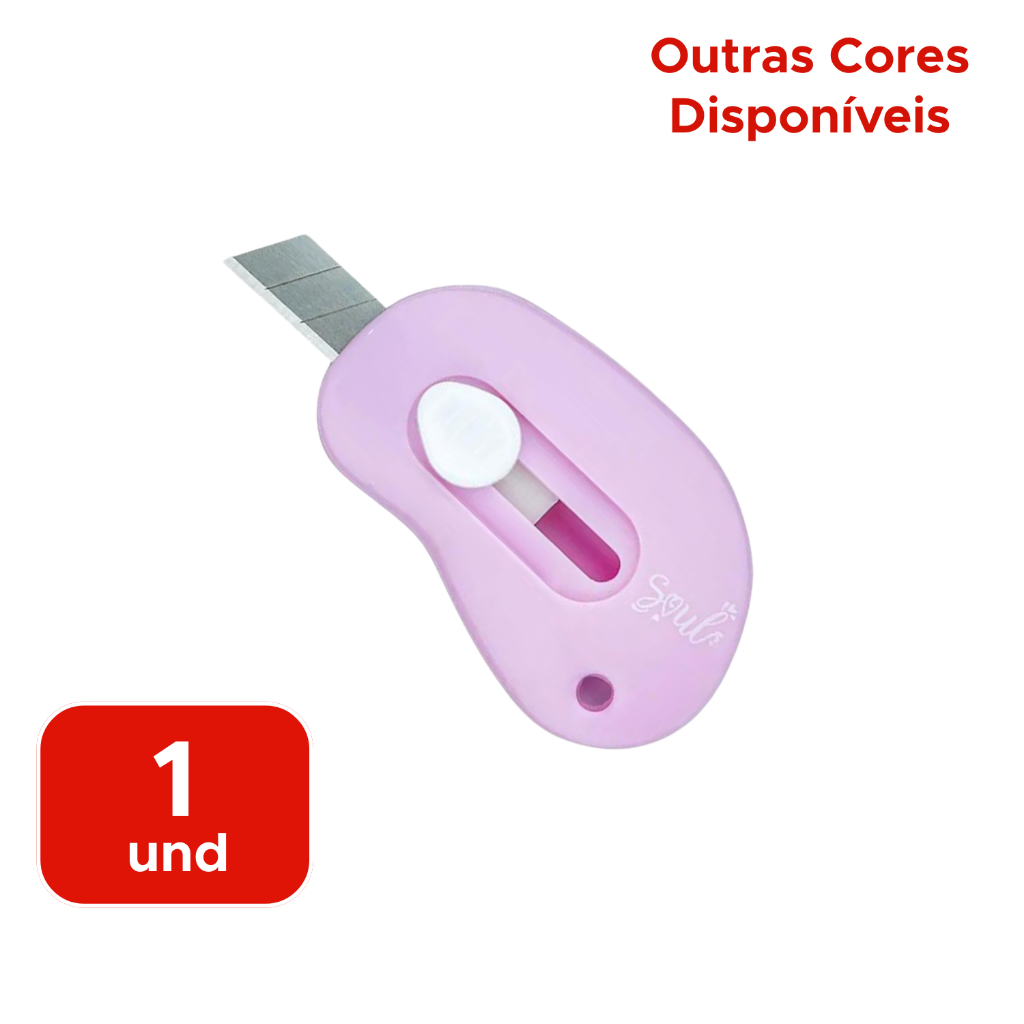 Mini Estilete Portátil Para Trabalhos Escolares Artesanato 5,5cm