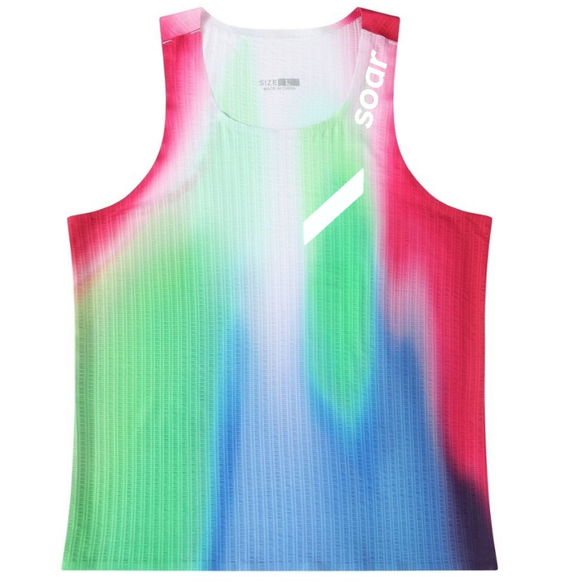 [Hot Sale] Men's sports training women's sports marathon track field seamless laminate vest x5a3