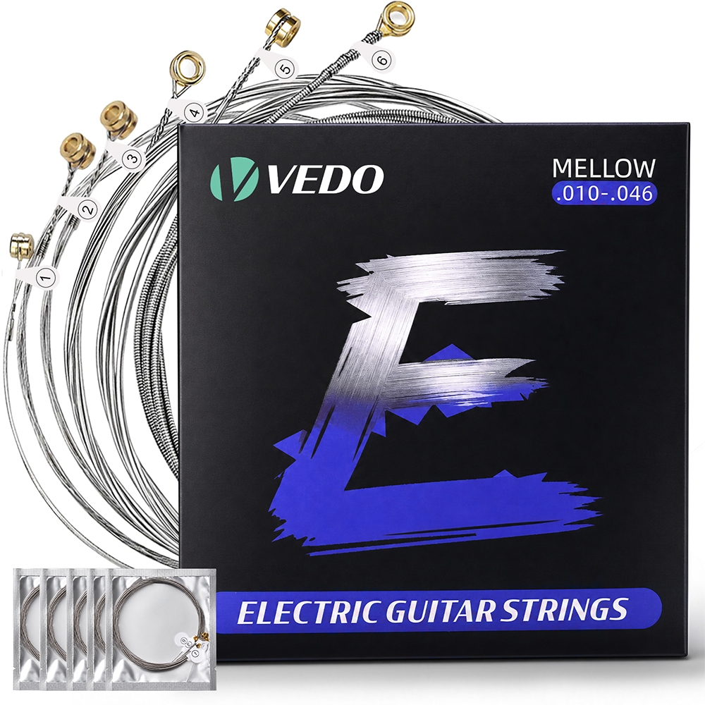 5 Set Electric Guitar Strings 30 string guitar string 010-046 Nickel Plated, Super Light Replacement Guitar Accessories