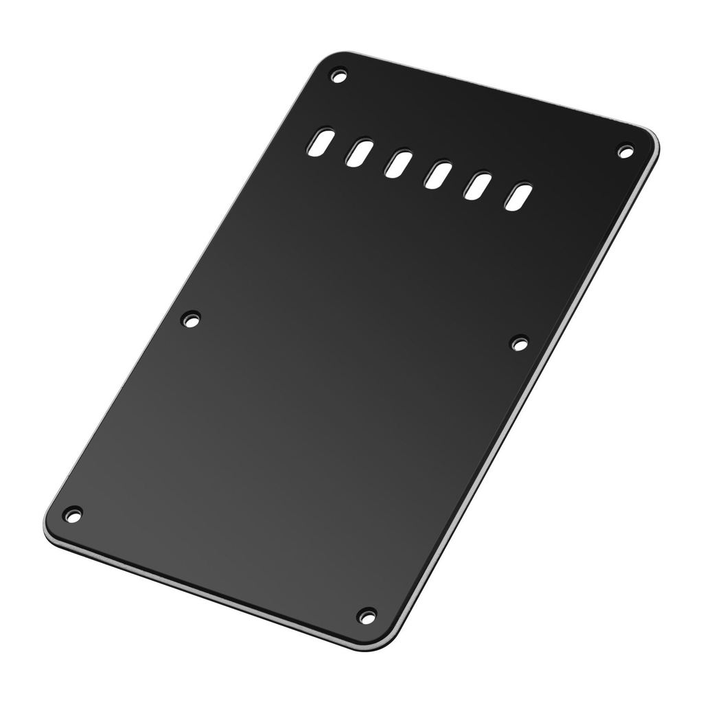 Substituição Da Tampa Traseira Tremolo Placa Guitarra De 3 Camadas De 6 Furos Para ST Electric