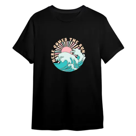 Camiseta Masculina Estampa Surf Praia Verão  Tecido Premium 100% Algodão