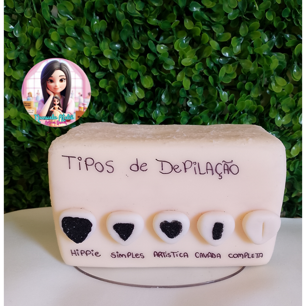 Maquete tipos de depilação/ maquete depilação