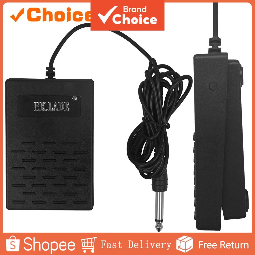 HK-LADE Piano Acessório Pedal De Sustentar Teclado Digital BH-1001 6.35mm Jack Compatível Vários Instrumentos Eletrônico