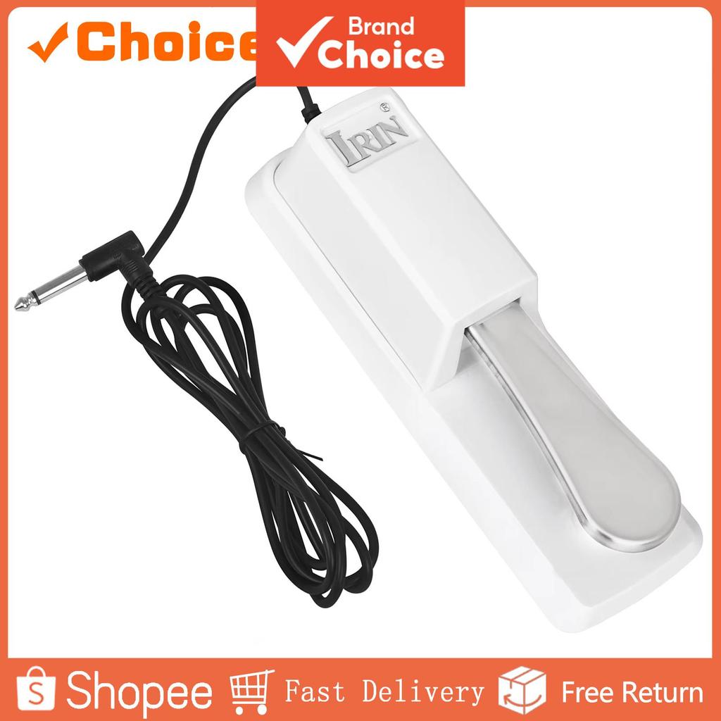 IRIN Piano Accessory BH-1002 Pedal Sustentar Eletrônico Pedal Amortecedor Universal Teclado Digital 6.35mm Jack Teclado