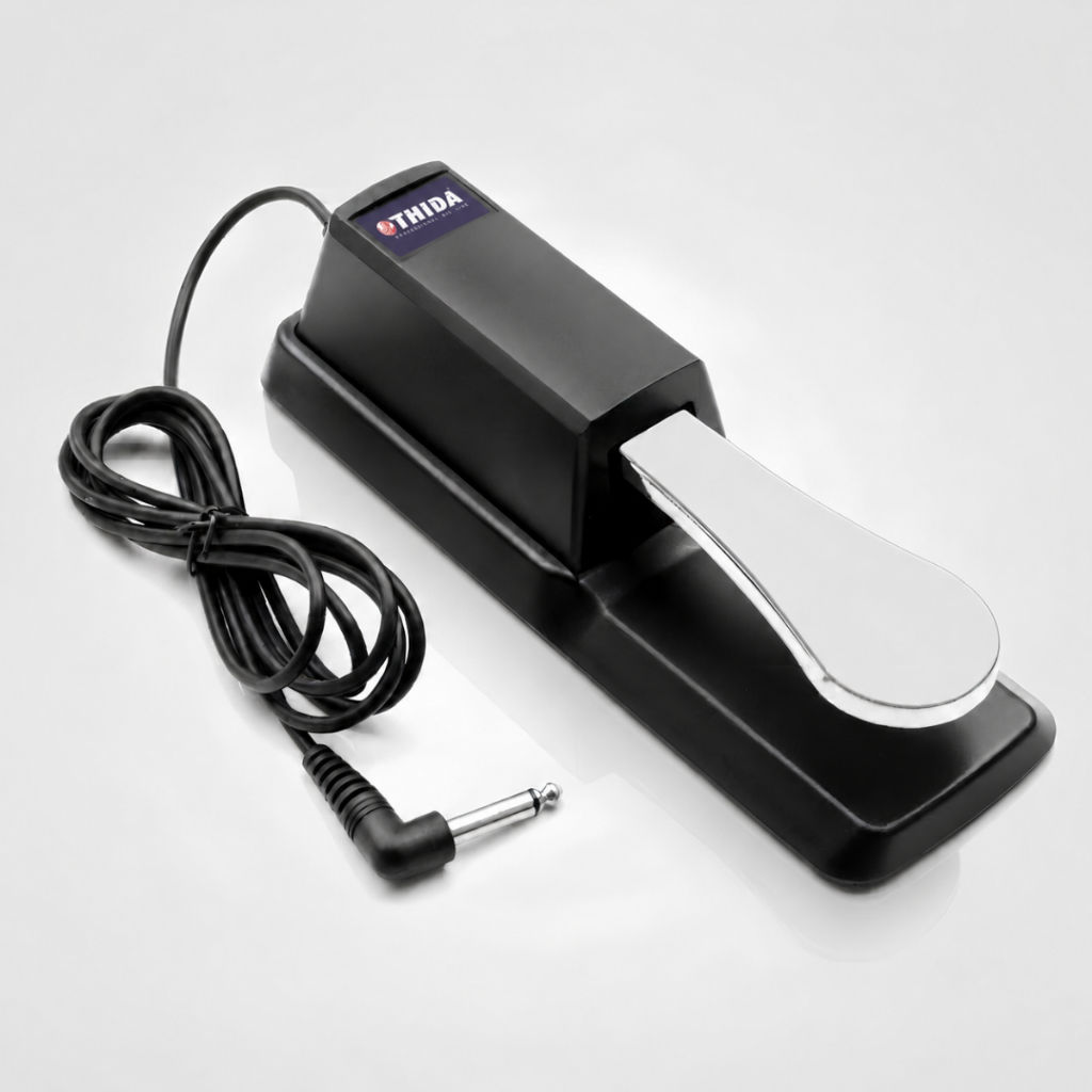 Pedal Sustain Susttentação Universal Resistente Para Teclado Piano Digital Controlador