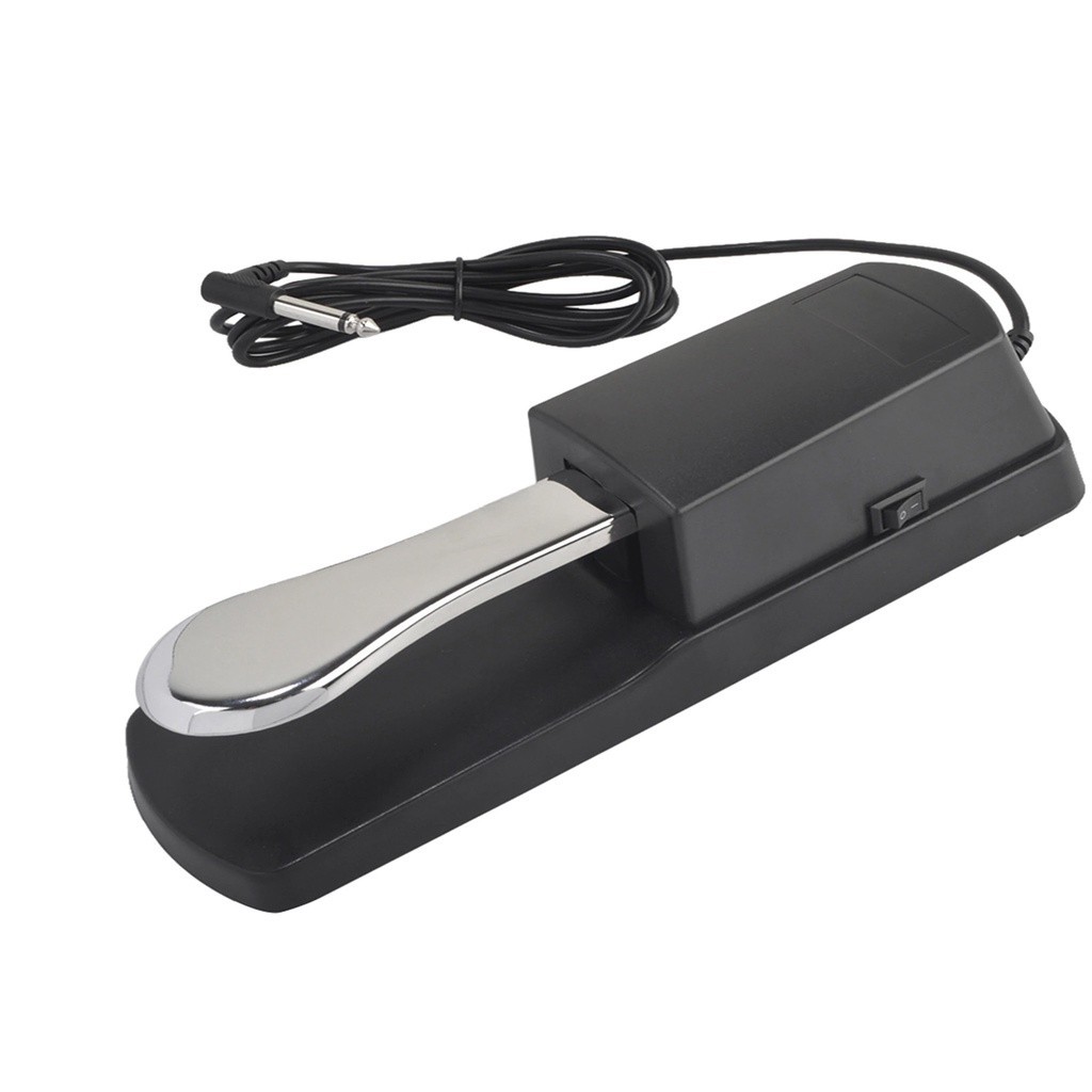 Pedal Sustain Universal para Teclado e Piano Digital