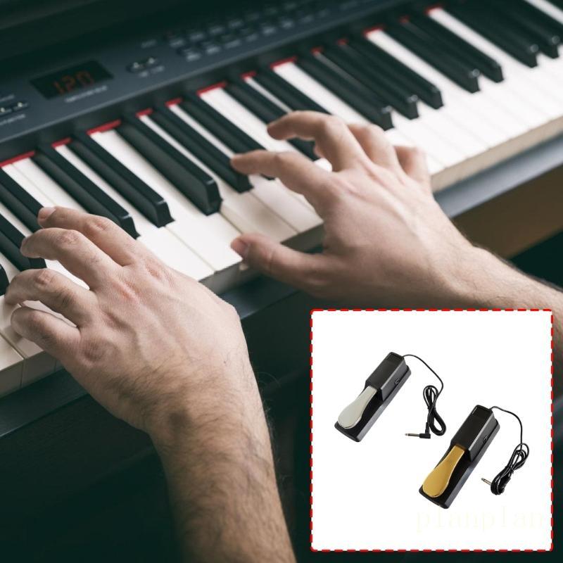 Pedal Sustentação planplan Interruptores Polaridade Para Parte Pianos Digitais Sintetização Teclado