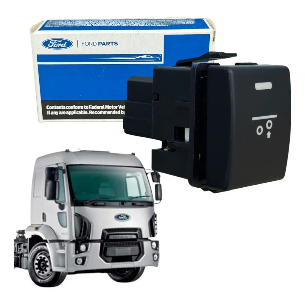 Botão De Controle Eixo Traseiro Ford Novo Cargo 12/19 Orig.