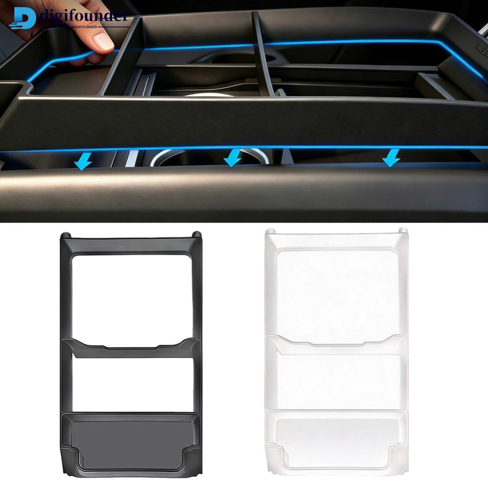 DIGIFOUNDER TPE Console Central Do Carro Caixa De Armazenamento Painel Quadro Óculos Caso Titular Para Tesla Modelo 3 Hi