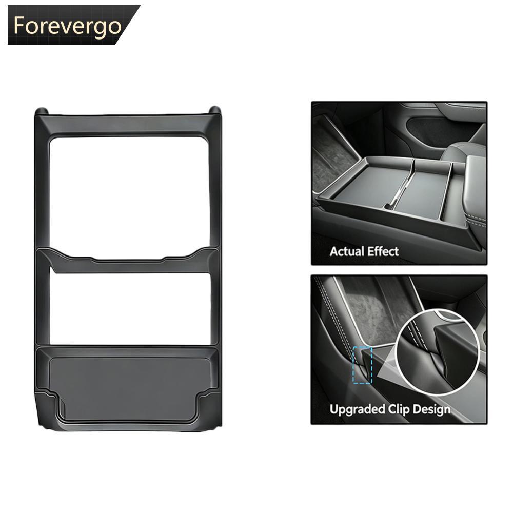 FOREVERGO TPE Console Central Do Carro Caixa De Armazenamento Painel Quadro Óculos Caso Titular Para Tesla Modelo 3 High